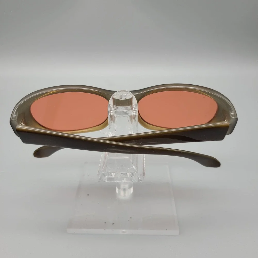 TheraSpecs Nora R01 Migraine Glasses FL-41 Tinted Lenses Olive Green Italy